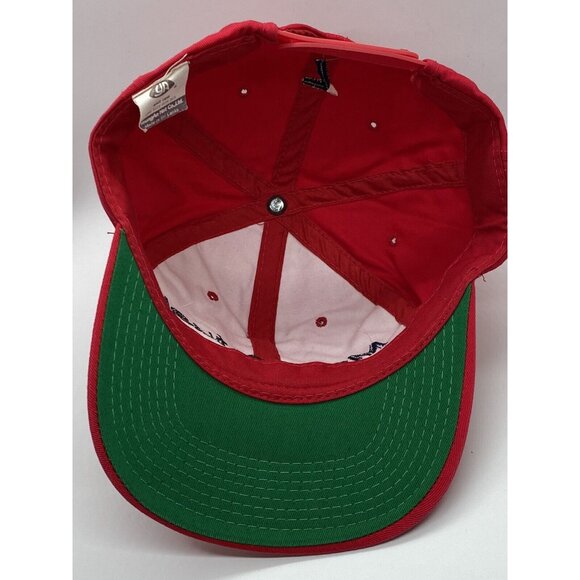 Mass Mutual Red Baseball Cap Hat Snap-back OSFM #7 on Back Embroidery - Picture 12 of 13